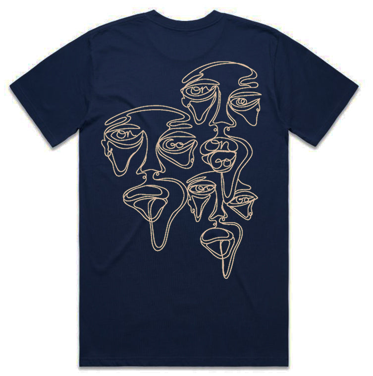 ON GO - Continuous Faces Tee